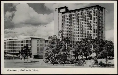Ansichtskarte Hannover Continental Haus 1954