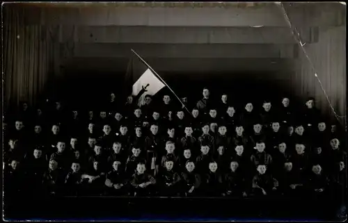 Ansichtskarte Leutersdorf (Sachsen) Jungengruppe - Propaganda 1938