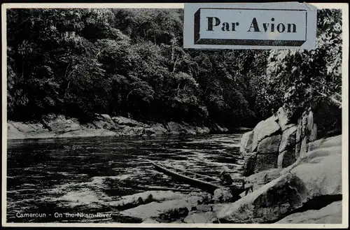 Kamerun Cameroon Nkam River 1935 Par Avion Luftpost - Nachgebühr Stempel