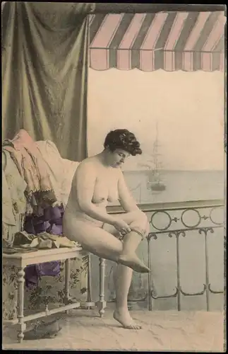 Ansichtskarte  Menschen Soziales Leben Frühe Erotik (Frau Nackt - Nude) 1910