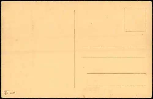 Neujahr Happy new Year  Glückssymbole Hufeisen, Kleeblätter in Duftnote 1930