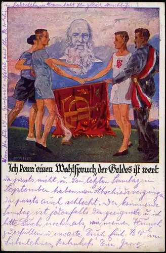 Deutsche Turnerschaft (Turnen) Wahlspruch, Flagge und Turner 1926