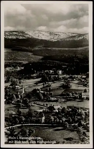 Hain im Riesengebirge-Giersdorf Przesieka Podgórzyn Panorama Hochgebirge 1935