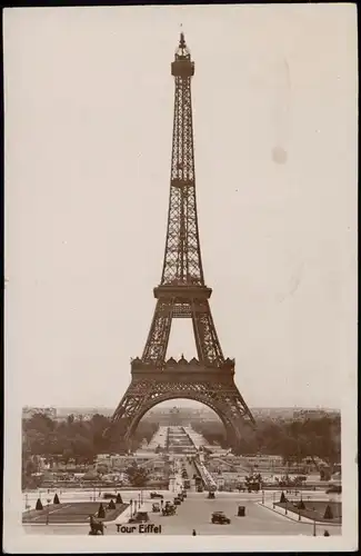 CPA Paris Eiffelturm Tour Eiffel 1929