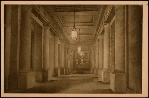 Ansichtskarte Dresden Vestibül des Landtagsgebäudes Dresden. 1926