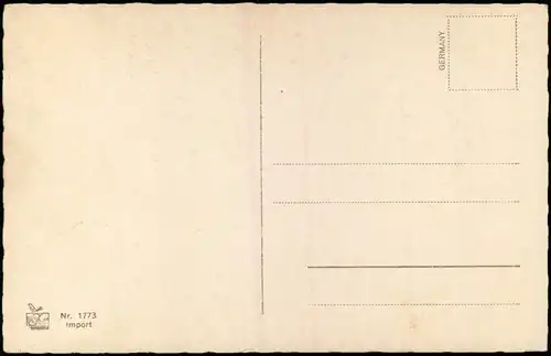 Ansichtskarte  Neujahr New Year Grusskarte mit Gebäck gedeckter Tisch 1930