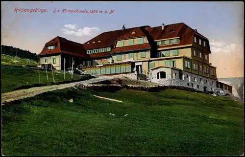 Brückenberg-Krummhübel Karpacz Hampelbaude Schronisko Strzecha Akademicka 1914