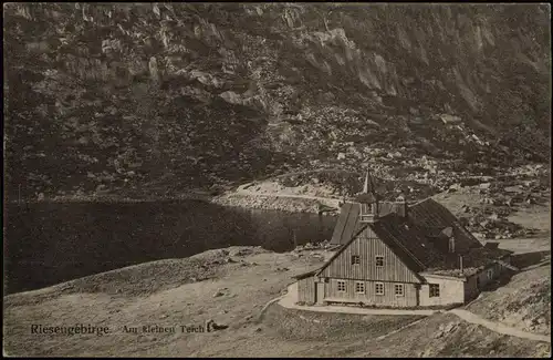 Brückenberg-Krummhübel Karpacz Górny Karpacz Kleiner Teich, Baude 1912