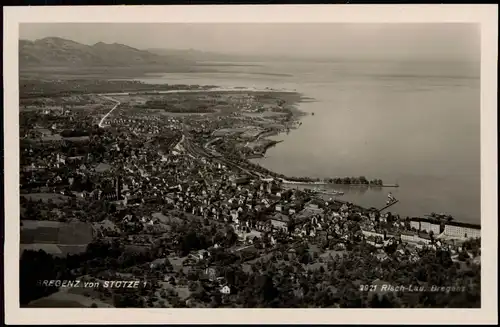 Ansichtskarte Bregenz Luftbild 1931