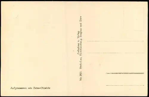 Ansichtskarte Bregenz Luftbild 1931