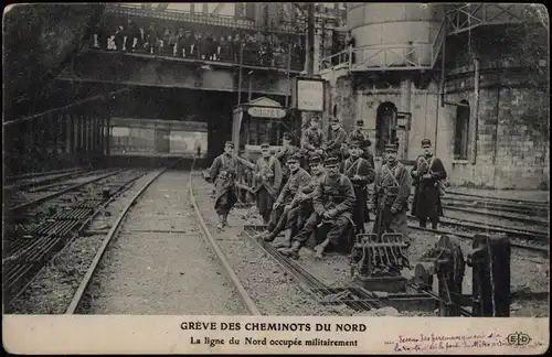 .Frankreich Frankreich Soldaten Fabrik Nord occupee militär 1911