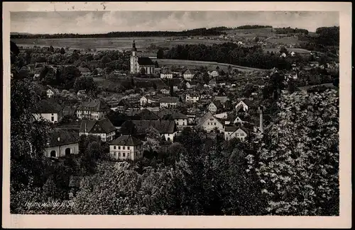 Ansichtskarte Hainewalde Blick auf die Stadt b. Görlitz 1947