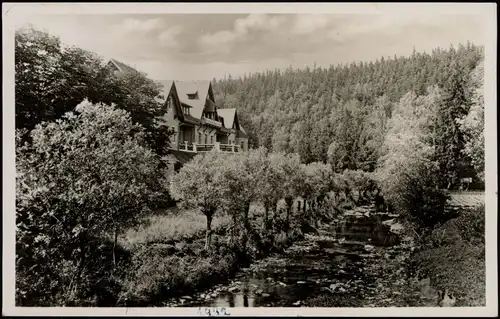 Ansichtskarte Krummenhennersdorf-Halsbrücke Kirchliches Bundeshaus 1934