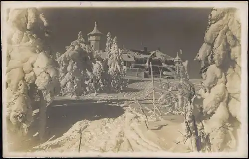Sankt Joachimsthal Jáchymov Keilberg/Klínovec im Winter 1928 Privatfoto
