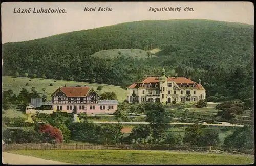 Luhatschowitz Luhačovice Hotel Kocian Augustiniánský dům. 1914