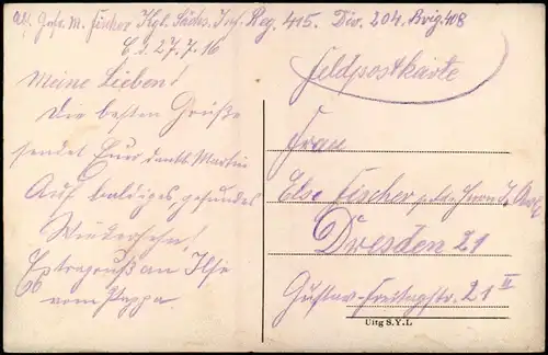 Postkaart Kortemark Cortemarck Windmühlen Windmill Molen 1916