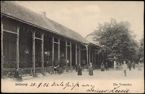 Ansichtskarte Bad Driburg Die Veranden 1906