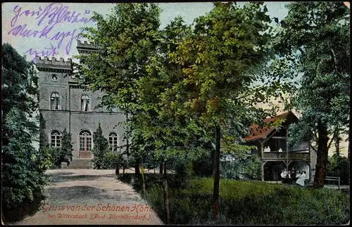 Ansichtskarte Dürrröhrsdorf-Dittersbach Blick von der Schönen Höhe 1920