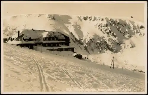 Brückenberg-Krummhübel Karpacz Górny Karpacz Hampelbaude Winter 1930