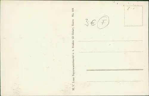 Postkaart Groningen Denkmal, Monument Jozef Jsraels-Heereplein 1910