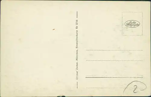 Königswinter Siebengebirge Rhein Panorama, Bromsilberkarte 1930