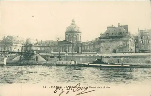CPA Paris Pont des Arts 1903