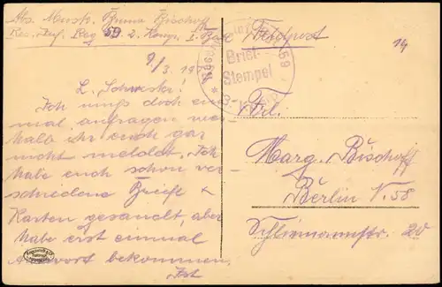 Postcard Mitau Jelgava Елгава Russische Kirche 1917  gel Feldpost