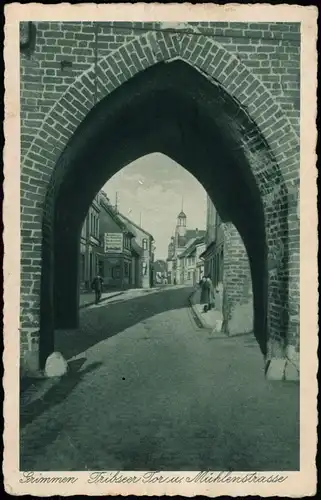 Ansichtskarte Grimmen Mühlenstrasse 1934