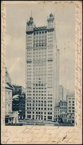 Manhattan-New York City Hochhäuser Skyscraper - Syndicate Building 1900