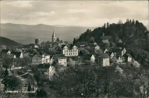 Lindenfels (Bergstraße) Panorama-Ansicht der "Perle des Odenwaldes" 1930