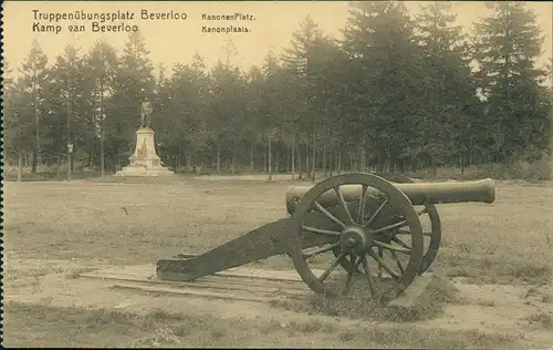 Beverlo-Beringen Beverloo Berringe Übungsplatz  Kanonen 1916    Feldpost