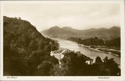 Ansichtskarte Rolandseck-Remagen Panorama-Ansicht Rolandseck Am Rhein 1930