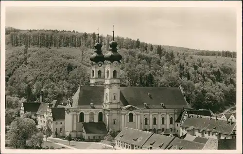 Ansichtskarte Zwiefalten Münster Klosterkirche 1954