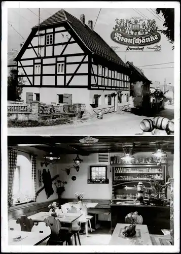 Hermsdorf-Ottendorf-Okrilla 2 Bild Brauschänke mit Gaststube 1969