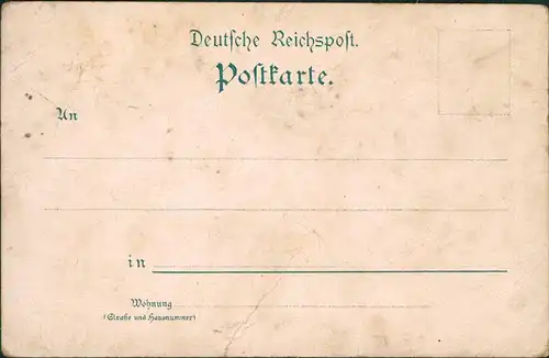 Ansichtskarte Litho AK Roßwein Wettin Schlösschen MB Lokomotive 1903