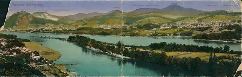 Ansichtskarte Königswinter 2 teilige Klappkarte Siebengebirge 1913