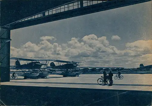 Ansichtskarte  2. Weltkrieg Flugzeug Luftwaffe Ostsee Wasserflugzeuge 1940