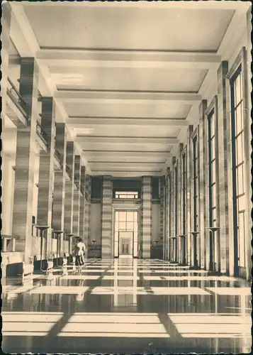 Genf Genève PALAIS DES NATIONS Galerie des Pas Perdus de la Salle de l'Assemblée 1958