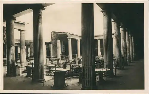 Cartoline Pompei POMPEI Casa dei Vettii Il Peristilio 1930