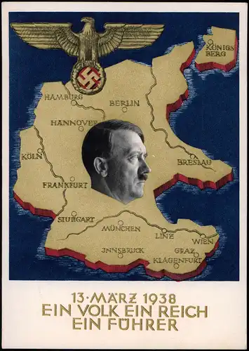 EIN VOLK EIN REICH EIN FÜHRER Militär/Propaganda - 2.WK (Zweiter Weltkrieg) 1939