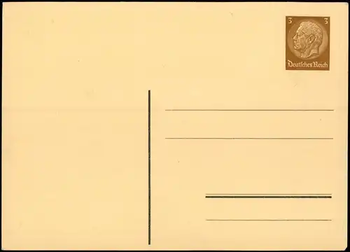 1. Tag der Briefmarke - Ganzsache Reichsverband der Philatelisten 1933