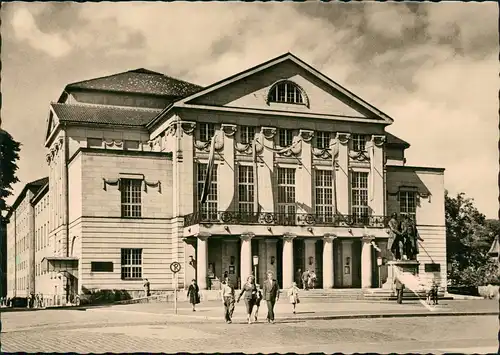 Ansichtskarte Weimar Deutsches Nationaltheater, Fotokarte 1961
