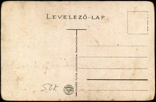 Postcard Steinamanger Szombathely Kioszk park 1926