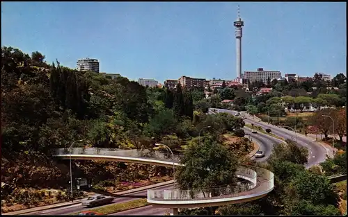 Postcard Johannesburg The Wilds. 1978