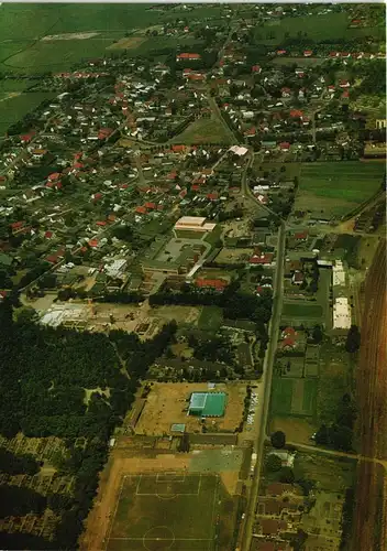 Lunden Holstein Luftaufnahme Gesamtansicht vom Flugzeug aus 1970