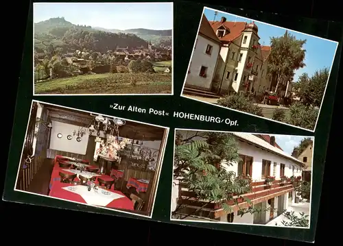 Ansichtskarte Hohenburg Mehrbildkarte mit Gasthof Pension Zur Alten Post 1975