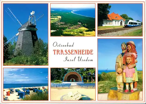 Trassenheide Mehrbildkarte Ortsansichten Ostseebad Insel Usedom 2012