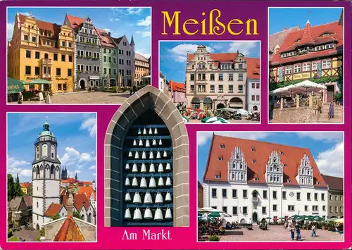 Meißen  Bürgerhäuser Marktplatz, Romantik-Restaurant Richter uvm. 2012