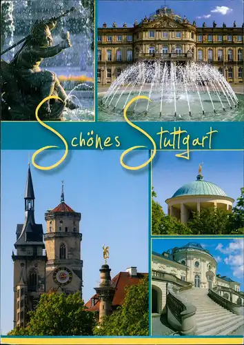 Ansichtskarte Stuttgart Mehrbildkarte "Schönes Stuttgart" 2012