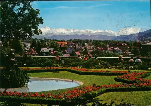 Ansichtskarte Bern (Schweiz) Berne Alpenblick von der Bundesterrasse 1972